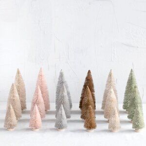 9" Sisal Bottle Brush Trees